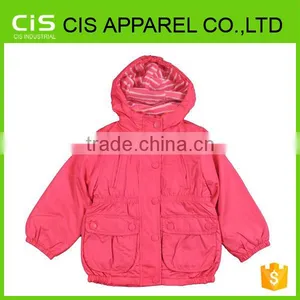 Girls Ladies Red Long Sleeve Hooded Coat thumbnail-1