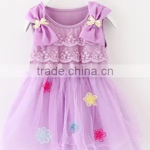 New 2016 Children Party Dress Baby Girl Party Dress Children Frocks Designs Wholesale Baby Dress thumbnail-1