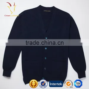 V Neck Knitted Men Cardigan Sweaters thumbnail-4