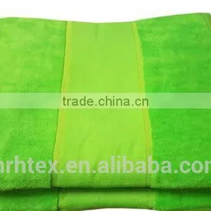 Customize Logo 100% Thin Cotton Velour Bath Towels thumbnail-3