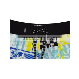 Men's Printed Board Shorts in 100%Polyester Fabric in Swimwear & Beachwear thumbnail-5