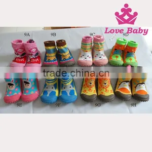 Maufactured Rubber Sock Shoes for Children Cute Little Baby Shoes thumbnail-3