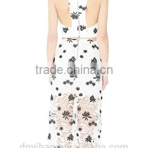 New Model Dress & Ladies Fashion New Design Suit Mature Ladies Party Lace Dress thumbnail-4