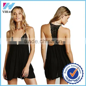 Yihao New Fashion Ladies Christmas Sexy Deep V-neck Silk Pajamas Nightgown Women thumbnail-1