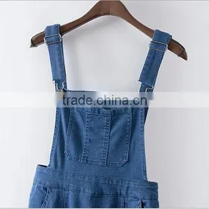 EY0566A Europe and America Women Pure Color Elastic Jean Fishtail Dress thumbnail-3