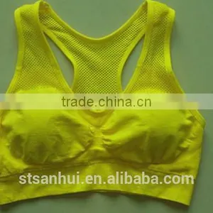 Seamless Camisole Bra Women Net Ventilate Sports Bra Top Sale High Quality thumbnail-1