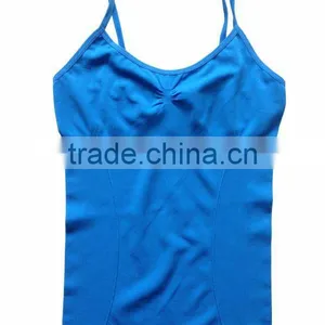 OEM Wholesale Summer Women White Classic Sleeveless Seamless Tank Top thumbnail-3