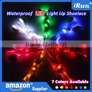 Christmas Night Crazy Shoe Laces Flashing Led Shoelaces Light Up Shoelace Glow In The Dark - Top Quality LED White Shoelaces thumbnail-4