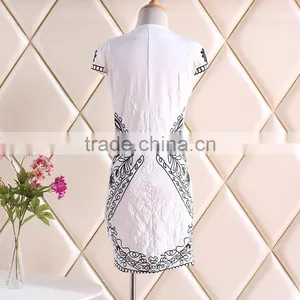 Women Polyester Sexy Package Hip Dresses thumbnail-4