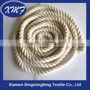 100% Twisted Cotton Rope Natural White or Bleached Tent Cotton Cord thumbnail-1