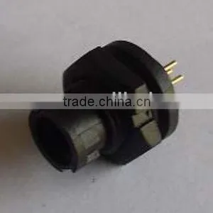 Circular Mini Size Male Panel PCB Type Front Mounting Waterproof Connector thumbnail-1