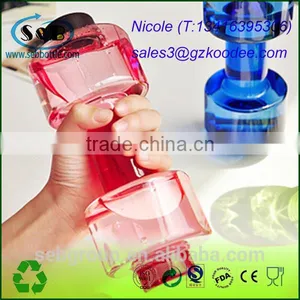 Food Wall Decals Set of Weights With Bottled Water to the Gym /Plastic Dumbbell Bottle thumbnail-3