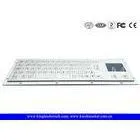 Flat Non-Protruding Short Travel Key Industrial Keyboard With Touchpad In Stainless Steel thumbnail-1