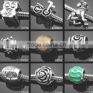 European Fashion Bracelet Charms Alloy Metal Beads Findings Metal Assorted Charms thumbnail-1