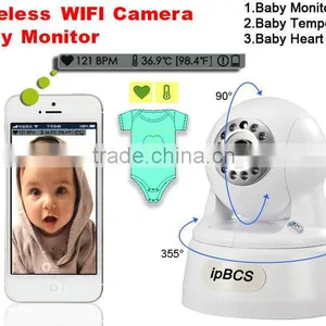 Heart Rate Temperature IP Camera Wireless Baby Monitor thumbnail-4