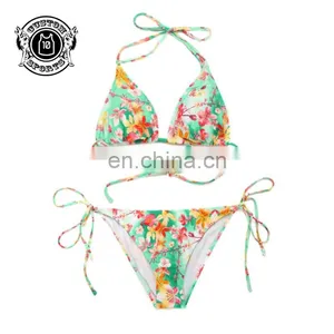 Wholesale White Lace Design Sexy New Women Young Girl Sexy Swimwear Bikini 2016 thumbnail-1