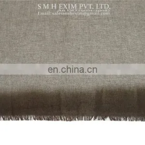 Gauze Pashmina Wool Four Side Ombre thumbnail-1