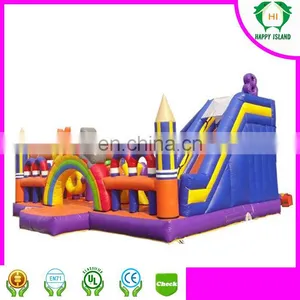HI Cheap Giant Outdoor Inflatable Commercial Amusement Park for Adult thumbnail-6