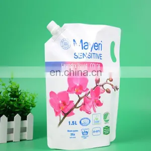 Squeeze Refillable Plastic Packaging Food Pouch /Reusable Spout Pouch Food Bag thumbnail-4