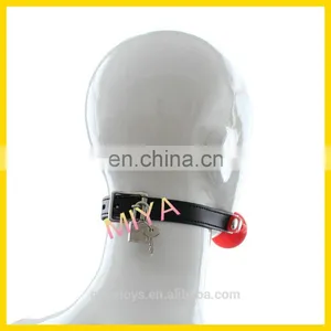 Fantasy Sex Toy Locking Solid Silicone Rubber Ball Gags, Sex Toys in Dubai Vagina thumbnail-5