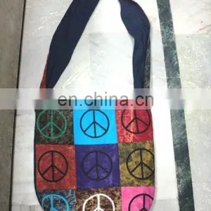 COTTON PATCHWORK PRINTED BAGS OM thumbnail-1
