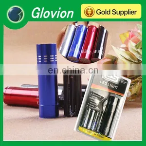 Promotion Gifts Metal Aluminum Luminous Torch, Flashlight Lamp, Keychain Torch Light thumbnail-1