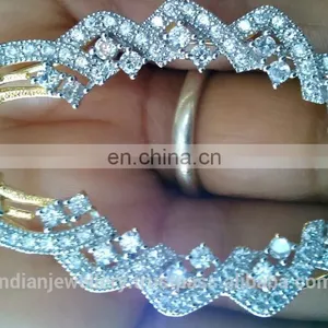 Cubic Zirconia Jewelry Ear Cuffs Manufacturer, Cubic Zirconia Jewellery Ear Cuff Exporter thumbnail-1