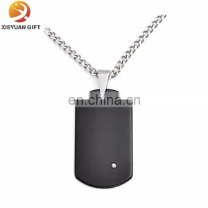Metal Stamped Dog Tag With 30 Inch Chain thumbnail-1
