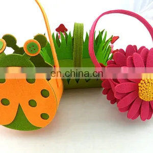 Beautiful Promotion Grey Felt Hand Bags thumbnail-3