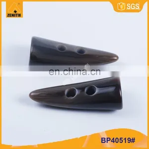 2 Hole Polyester Coat Toggle Horn Buttons BP40519 thumbnail-3