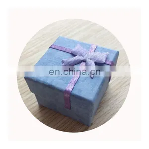 Light Purple Ring Box Earrings Gift Box in Stock thumbnail-2