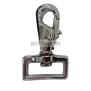 Nickel Zinc Alloy Rectangle Eye Swivel Snap Hook for Webbing Dog Leash thumbnail-1