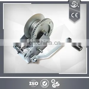 One Way One Speed 1800lbs Steel Cable Belt Hand Winch thumbnail-2