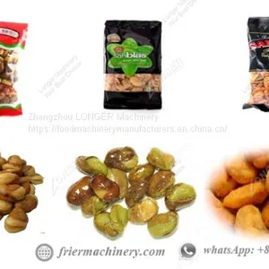 Board Bean Industrial Continuous Fryer Machine Stainless Steel thumbnail-3