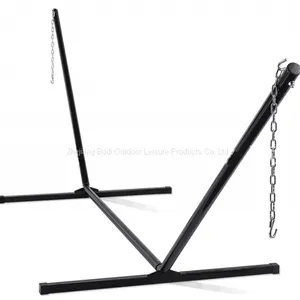 Outdoor & Indoor Steel Frame Hammock 2 Peraon Hammock With Stand Hammock Bracket thumbnail-2
