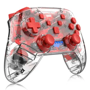 Nintendo Game Controller Wireless Vibration Body Sense Switch Handle Transparent thumbnail-1