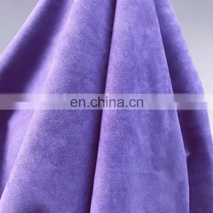 China Manufacture Polyester Suede Fabric for Garment and Jacket thumbnail-1