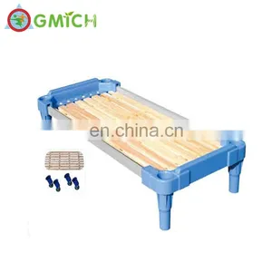 Kindergarten Furniture Plastic Wooden Kids Bed Children Beds thumbnail-1