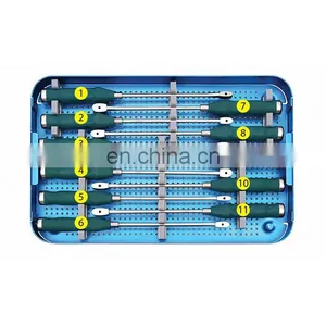 Excellent Quality Instrument Orthopedic PLIF Peek Cage & Lumbar Titanium Cage Instrument Set General Surgery Instrument Set thumbnail-5