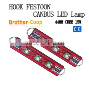 Festoon Loop Hook 44mm CRE E 15W Dc 12v Dome Light Interior Map Door Lamp thumbnail-1