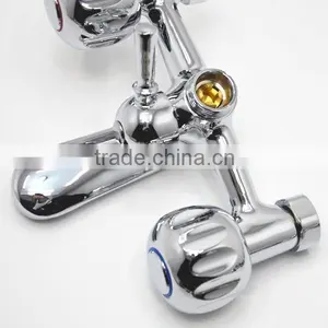 2015 Upc Practical Wall Mounted Dual Handwheels Handle Mixer Bathub Faucet thumbnail-3