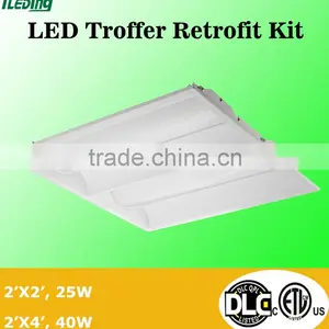 ETL DLC Listed 2x2 1x4 2x4 Dimmable LED Troffer Retrofit Kit thumbnail-1