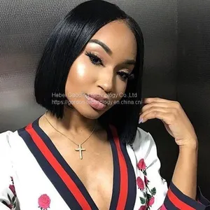 High Ending Natrual Color Human Hair Bob Wig thumbnail-1