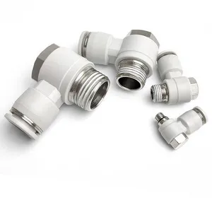 PH Series L Type Elbow Air Hose Push to Connect Quick Couplings One-Touch Pneumatic Fittings thumbnail-2