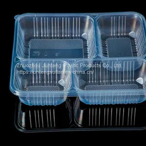 3/4/5 Compartment Disposable Plastic Food Container Food Grade PP Meal Pre Lunch Box With Lid thumbnail-5