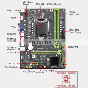 H61 Ddr3 Motherboard Support Lga1155 I3,I5,I7 Processors H61motherboard thumbnail-4