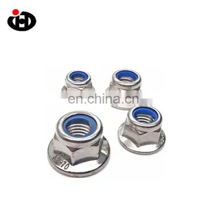 JingHong M12 Nylon Flange Lock Nut Alloy Steel thumbnail-1
