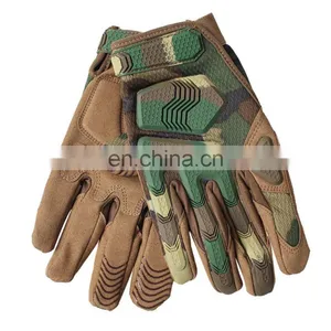 Winter Full Finger Rubber Knuckle Protective Outdoor Sport Safety Combat Hunting Camouflage Tactical Gloves thumbnail-1