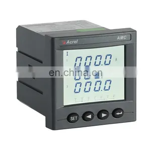 Digital Current Metered AMC72L-AI3/J Current Alarm Three Phase Ammeter LCD Current Display AC Electronic Meter thumbnail-1