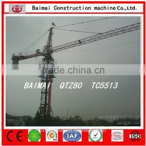 Tower Crane Low Price PT80 (5513) Flat Top Tower Crane thumbnail-1